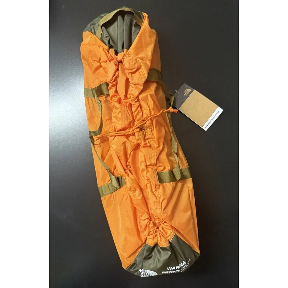 The North Face Wawona Front Porch Tent Vestibule – Orange/Tan/Green New
